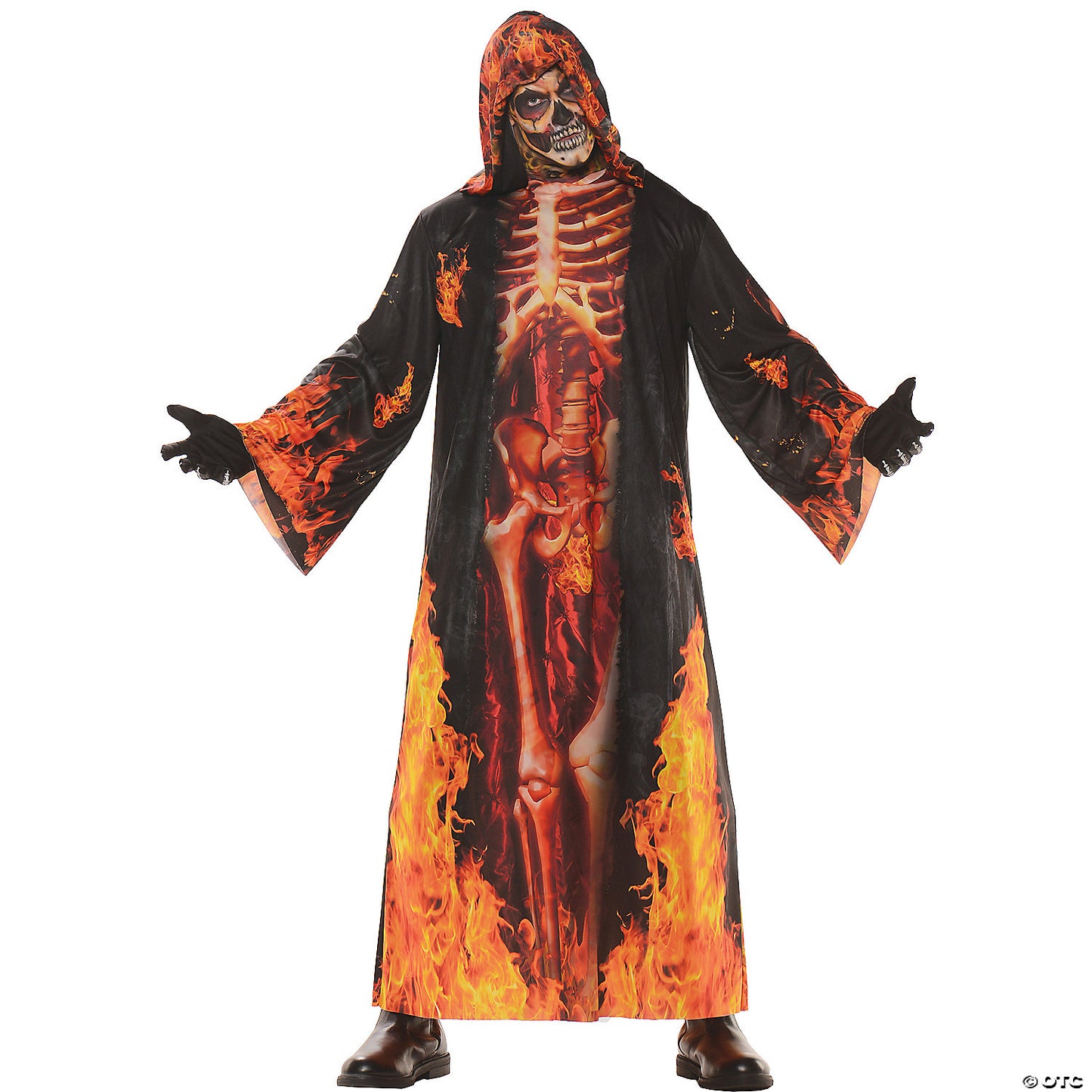 MEN'S HORROR SKELETON ROBE