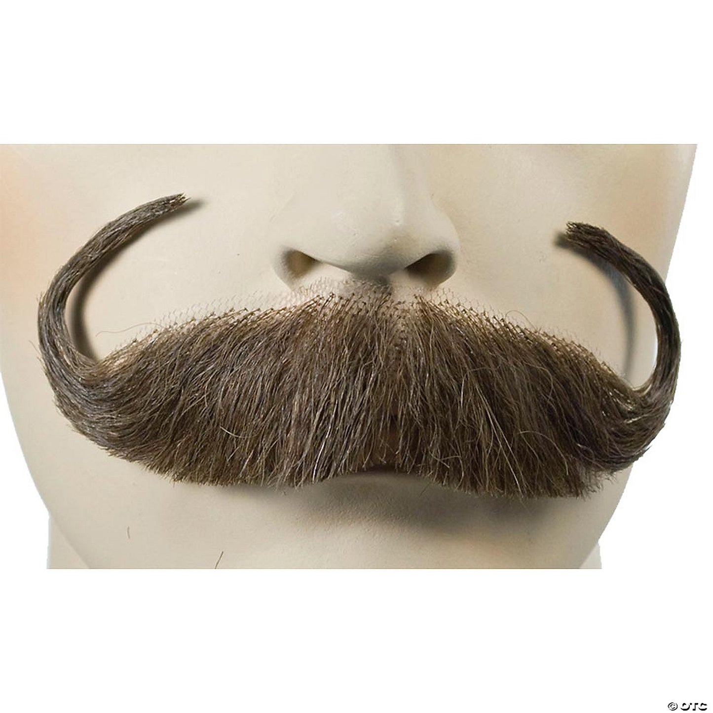HANDLEBAR MUSTACHE HUMAN MED BROWN 4