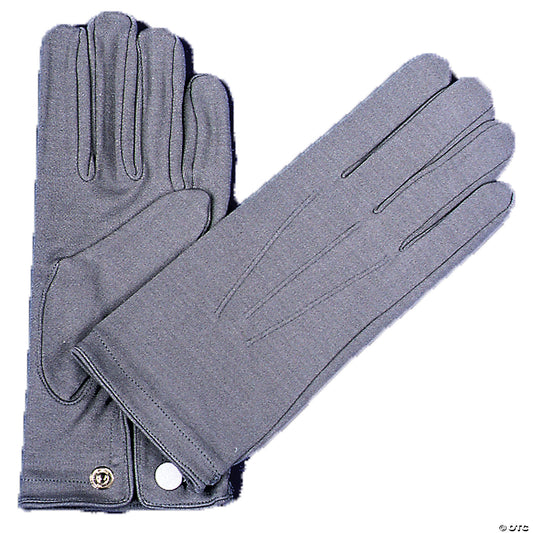 MENS GRAY NYLON GLOVES