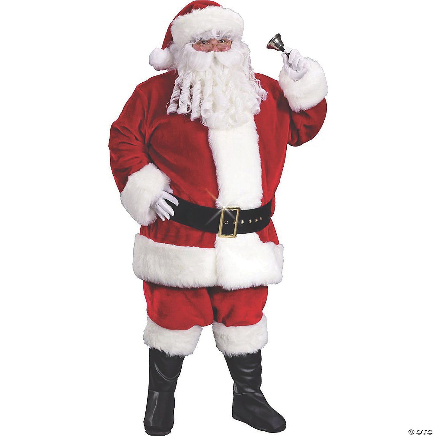 SANTA SUIT PLUSH CRIMSN XXL