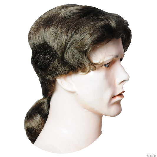 MEN'S PONYTAIL WIG LIGHT BROWN 10