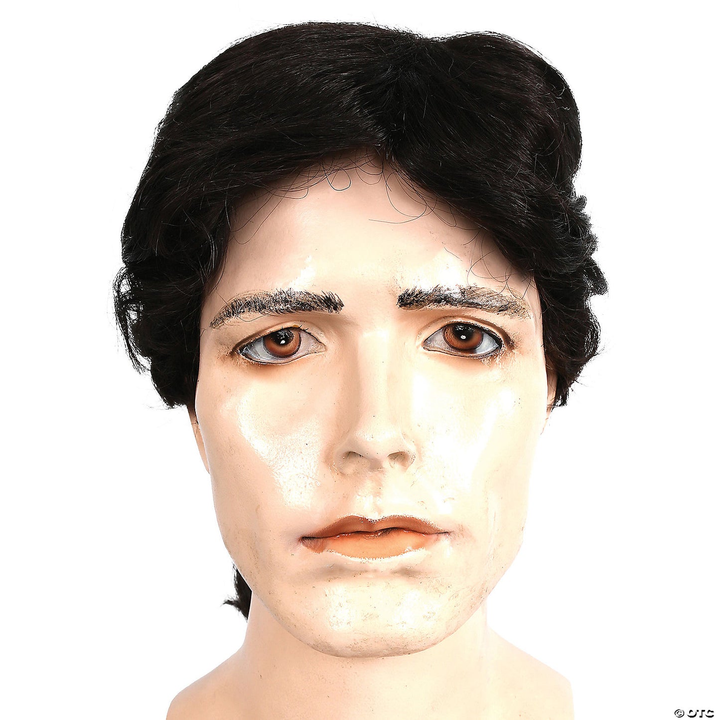 MEN'S PONYTAIL WIG MED BROWN 4