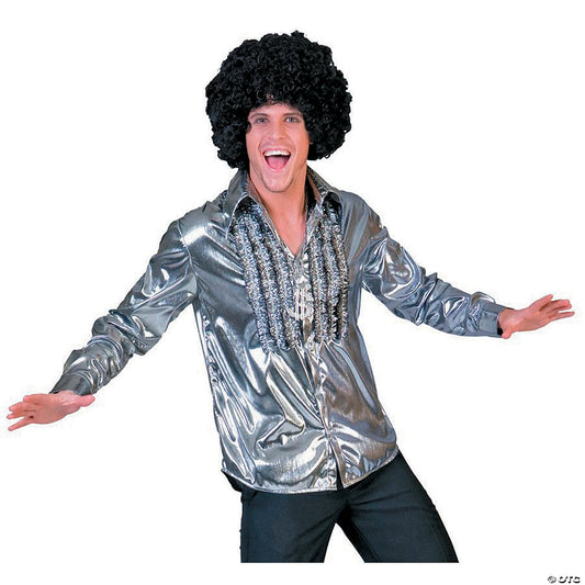 SATURDAY NIGHT SHIRT SILVER  LG