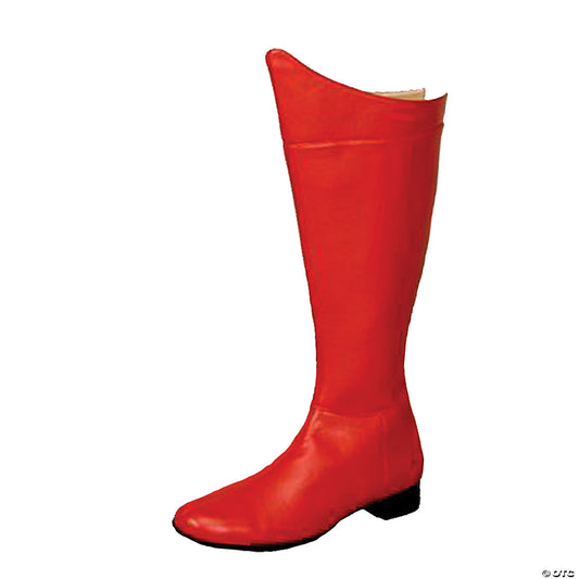 SUPERHERO BOOTS-RED SIZE 10/11