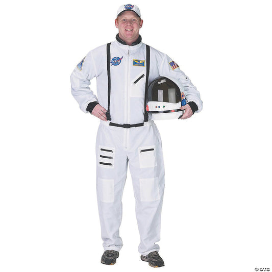 ADULT ASTRONAUT SUIT WHITE LARGE