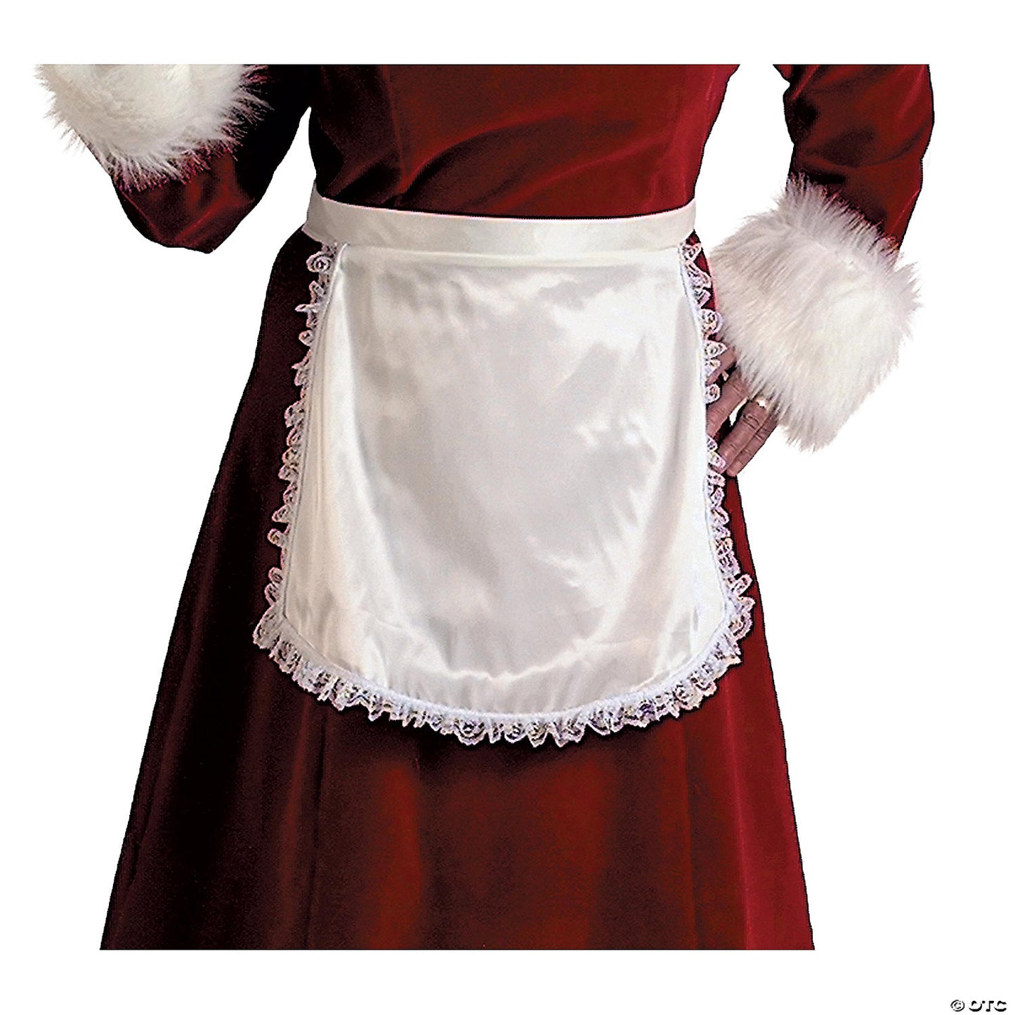 MRS SANTA SATIN APRON