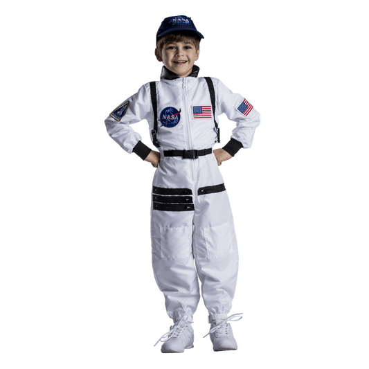 NASA Astronaut Costume White - Kids