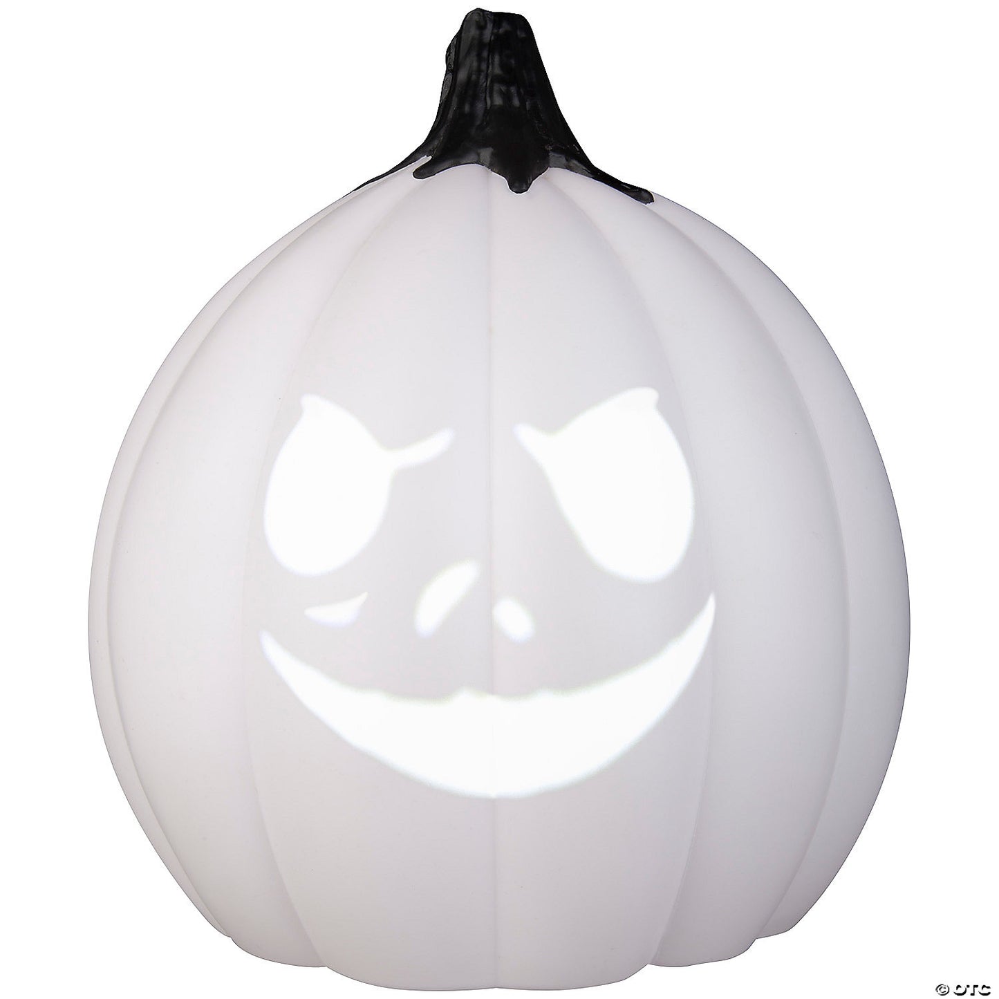 WHITE SINGING PUMPKIN JACK SKELLINGTON