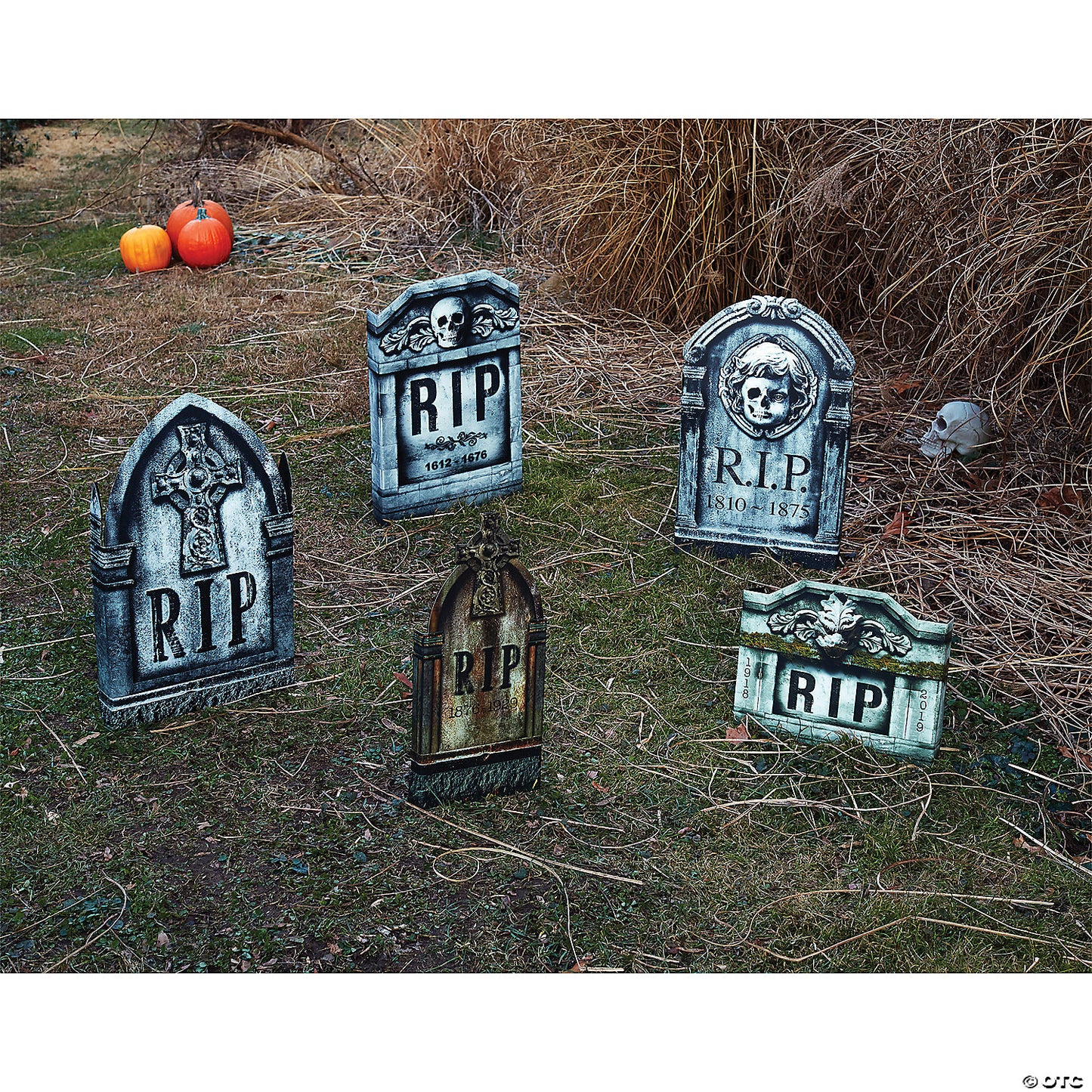 PHOTO-REALISTIC TOMBSTONE - 5 PIECE SET