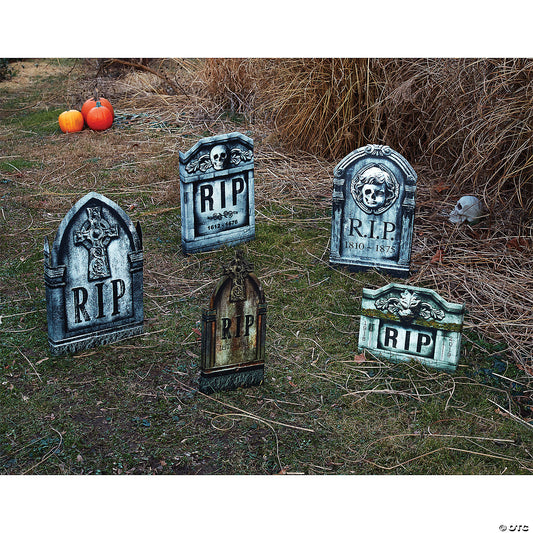 PHOTO-REALISTIC TOMBSTONE - 5 PIECE SET
