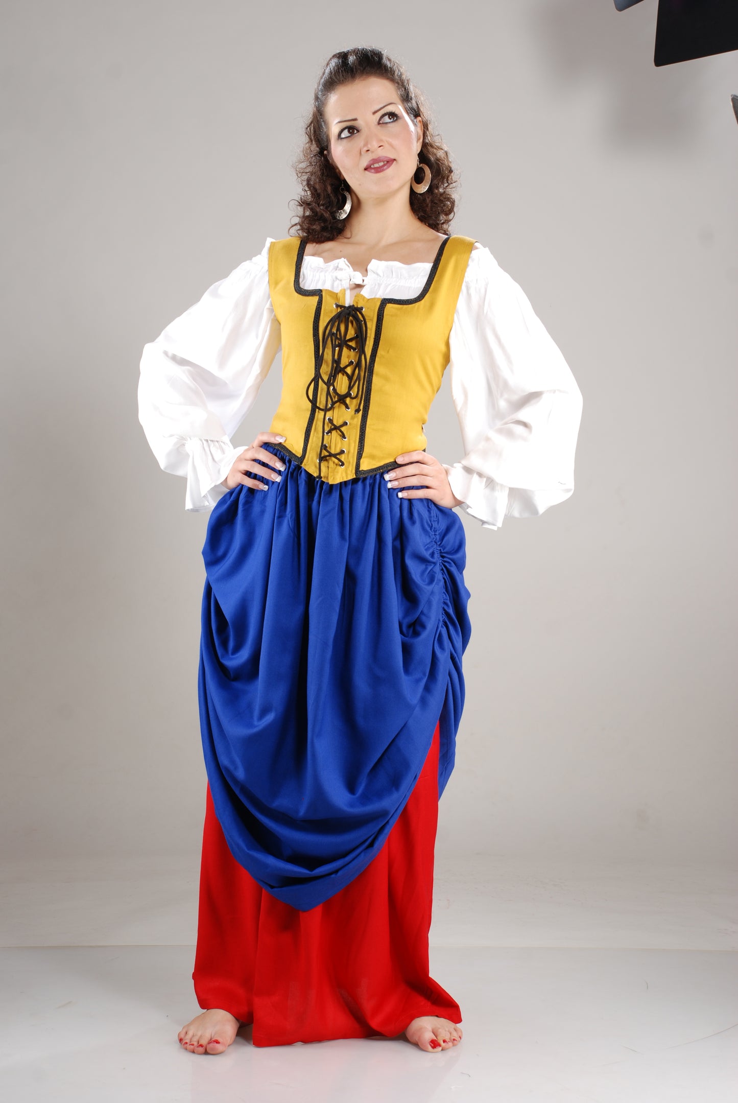 Double-Layer Medieval Skirt