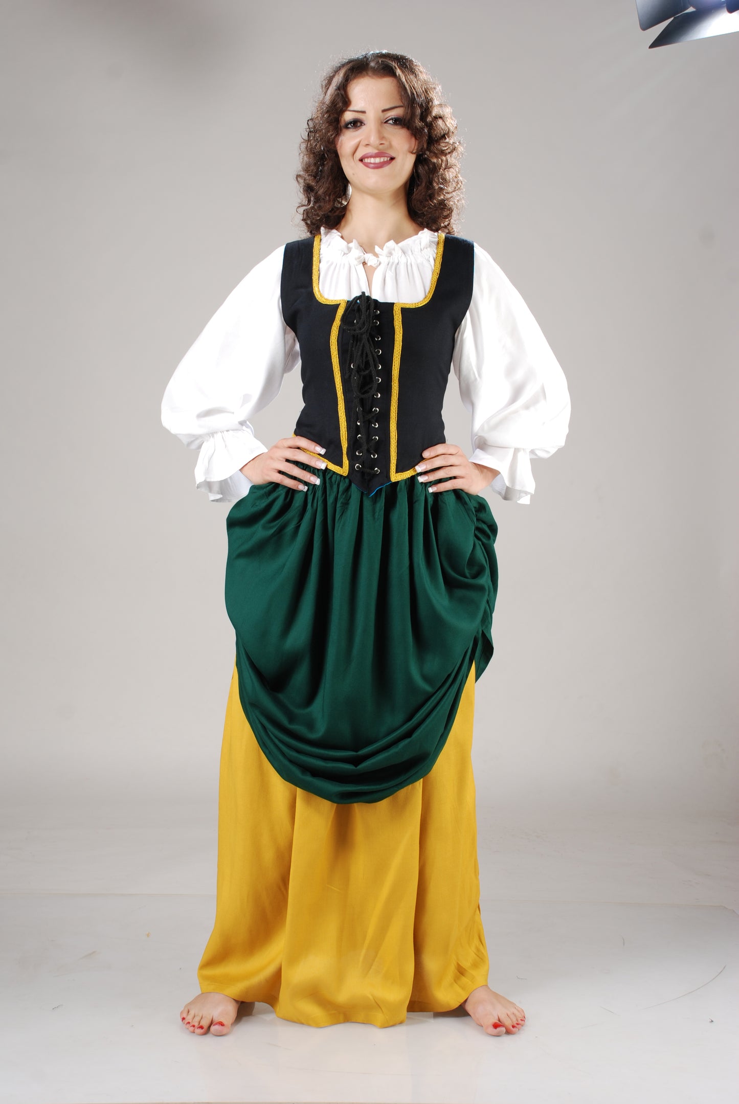 Double-Layer Medieval Skirt