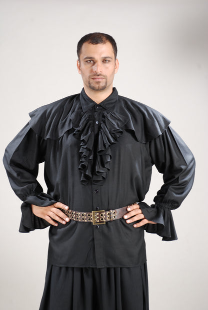 Half Cape Medieval Shirt