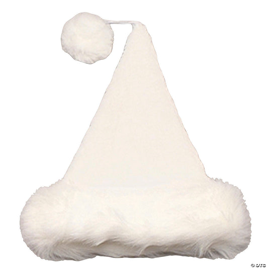 SANTA HAT PLUSH WHITE