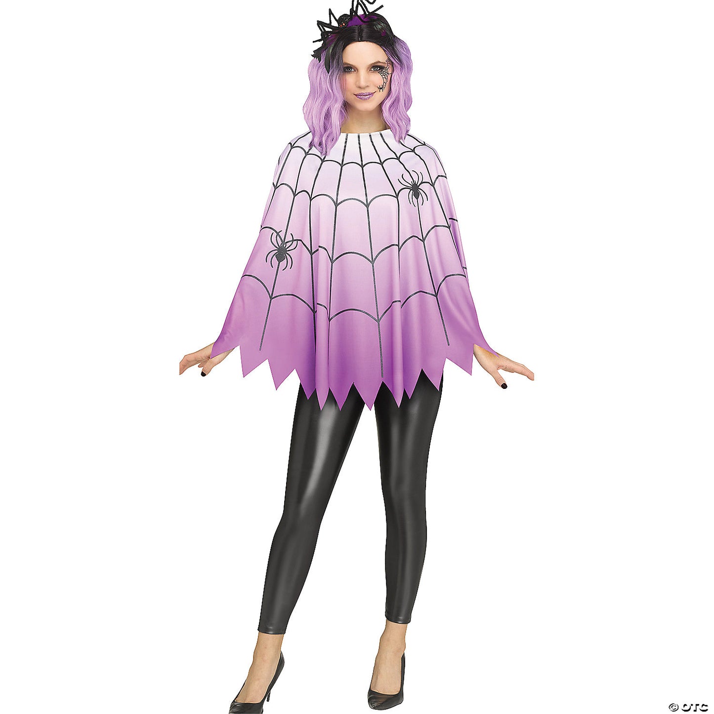 PONCHO SPIDERWEB PURPLE