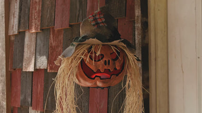 2 FT HANGING PUMPKIN HEAD