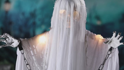 5FT HANGING REAPER WITH LIGHTS AND SOUND