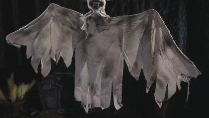 35" Animated Light-Up Hanging Bat