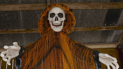 6FT HANGING REAPER WITH LIGHTS AND SOUND