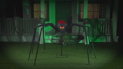 8 Ft. x 5 Ft. Black Widow Spider Halloween Yard Decoration