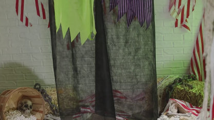 6FT Hanging Clown With L/s