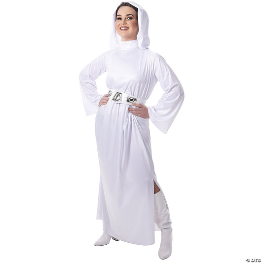 ADLT PRINCESS LEIA HOODED LG