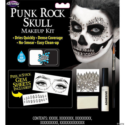 PUNK ROCK SKULL M/U KIT