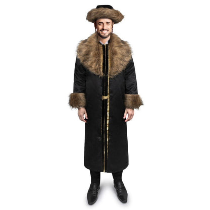 Rabbi Coat with Fur - Adults