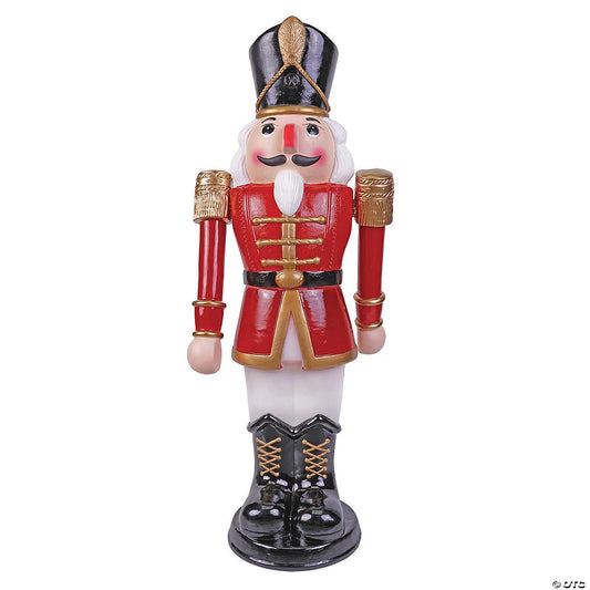 NUTCRACKER ANIMATD RED/BU 36IN