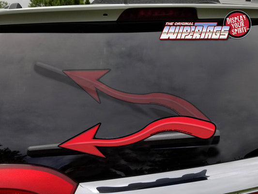 Red Devil's Tail WiperTag, alternate view, product photo 2 of 4