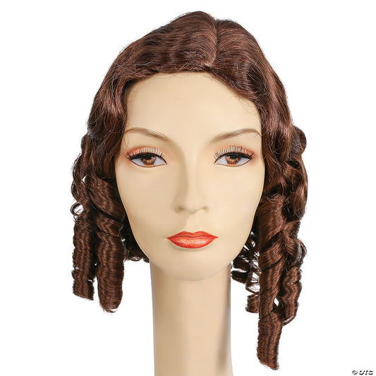 WOMEN'S 1840 WIG MED BROWN RED 30