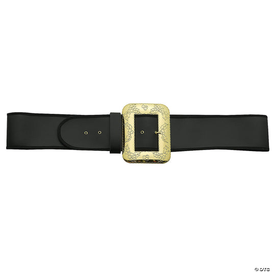 ADLT SANTA BELT W/CAST BUCKLE LG