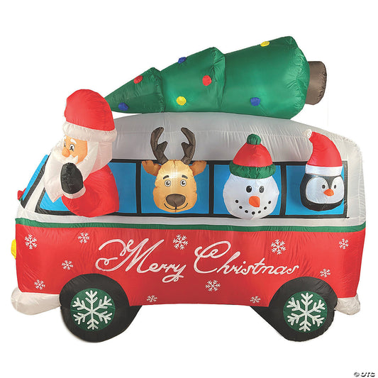 SANTA VINTAGE VAN 7 FT