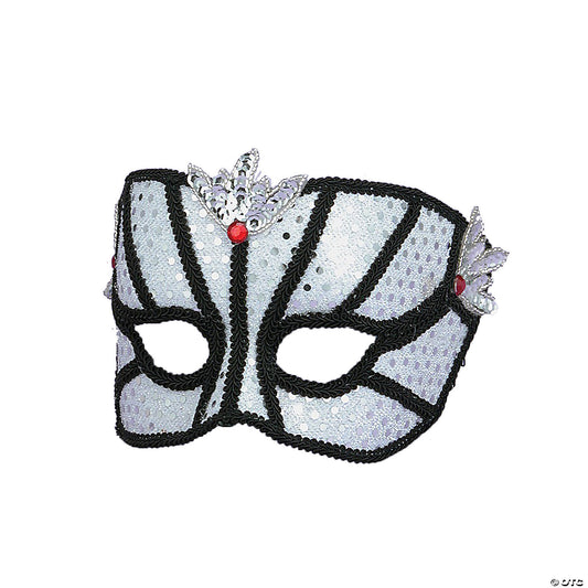 SILVER VENETIAN MASK FM56286