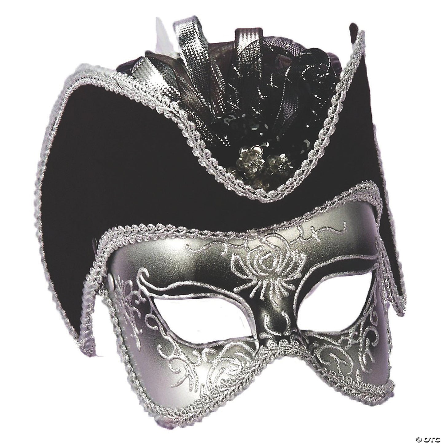 SILVER VENETIAN MASK