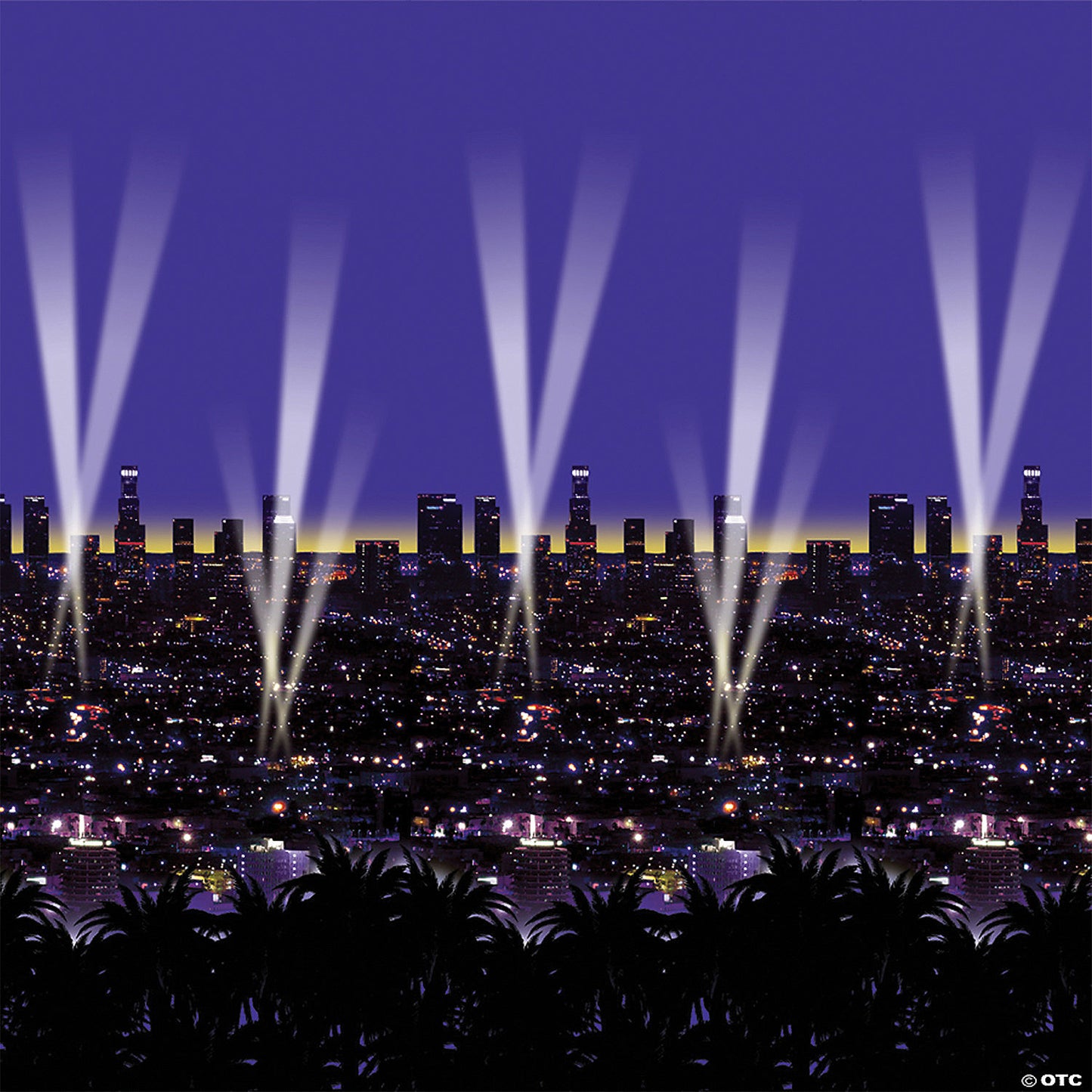 SKYLINE STARRY NIGHT BACKDROP