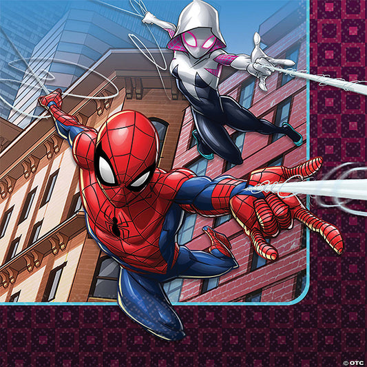 SPIDER MAN BEVERAGE NAPKINS