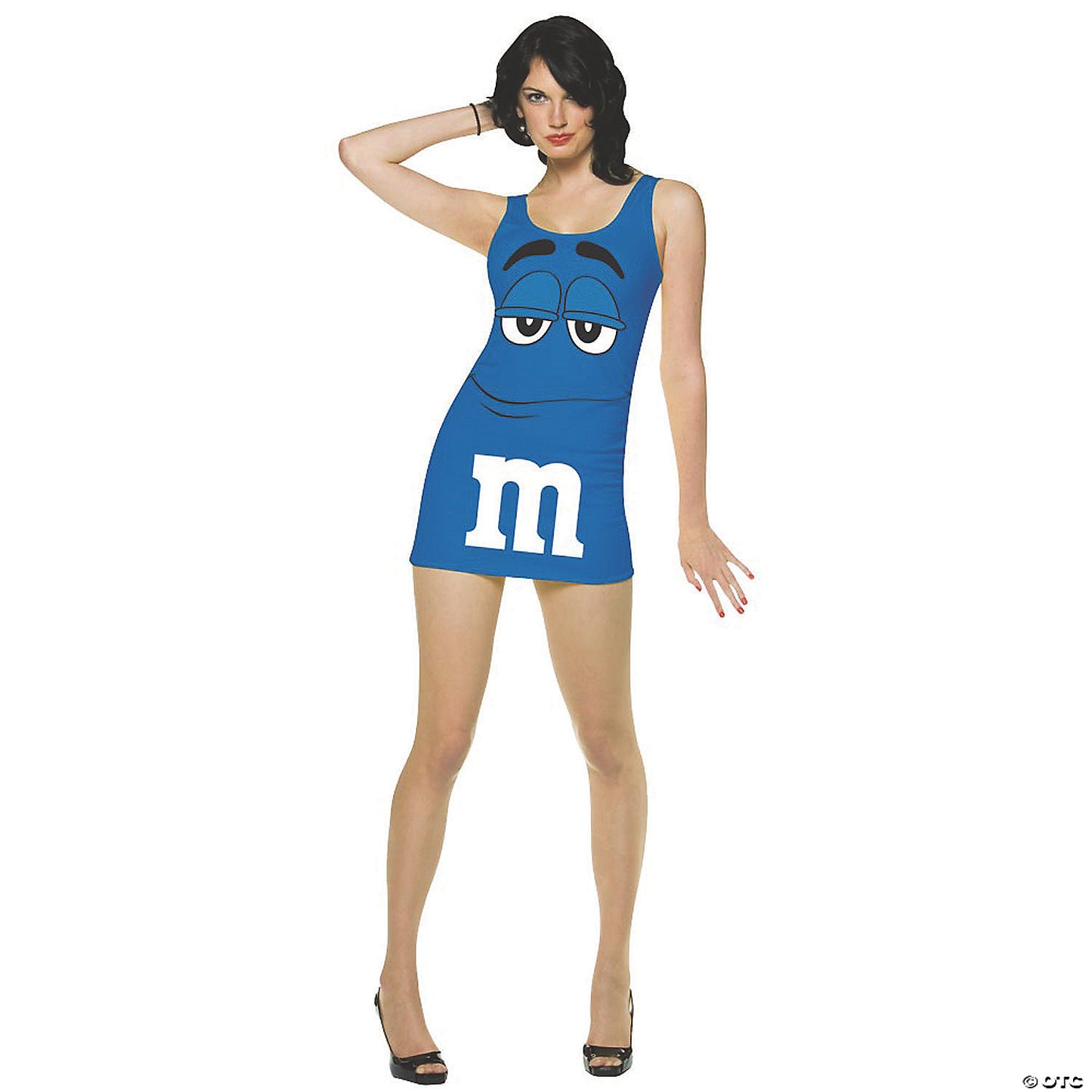 M&M TANK DRESS BLUE ADULT