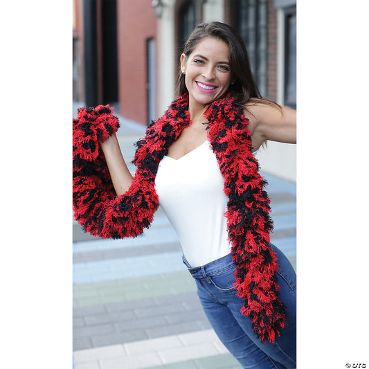 SUPER FEATHERLESS BOA-RED/BLACK