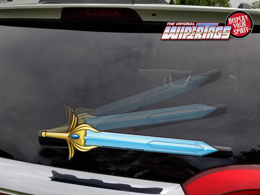 Sword of Protection WiperTag, sword design, product photo 1 of 2