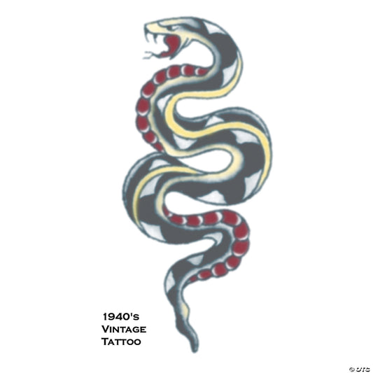 TATTOO VINTAGE SNAKE