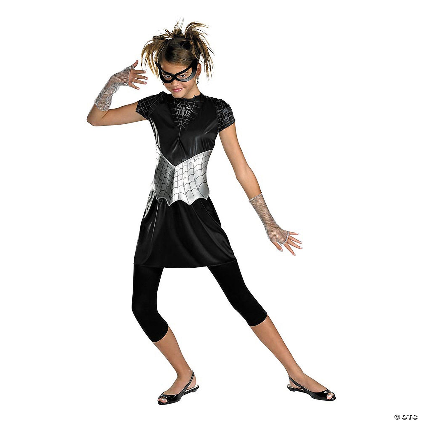 SPIDER GIRL BLACK SUITED 7-9 TEEN