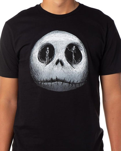 The Nightmare Before Christmas Shirt Men's Jack Sally in Skeleton Eyes T-Shirt