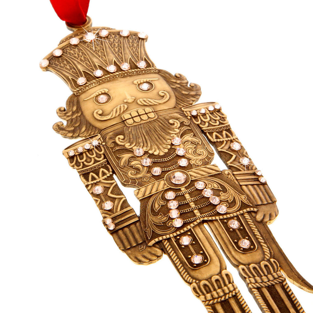 Nutcracker Prince Christmas Ornament - Bronze