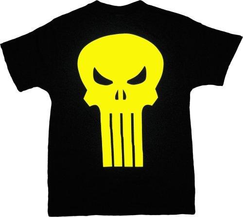 The Punisher Yellow Skull Logo T-shirt