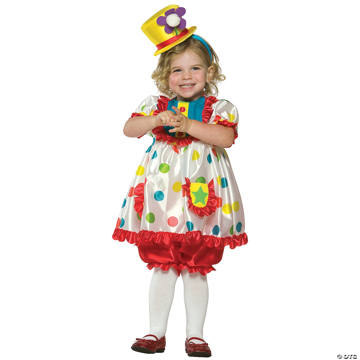 TODDLER CLOWN GIRL COSTUME