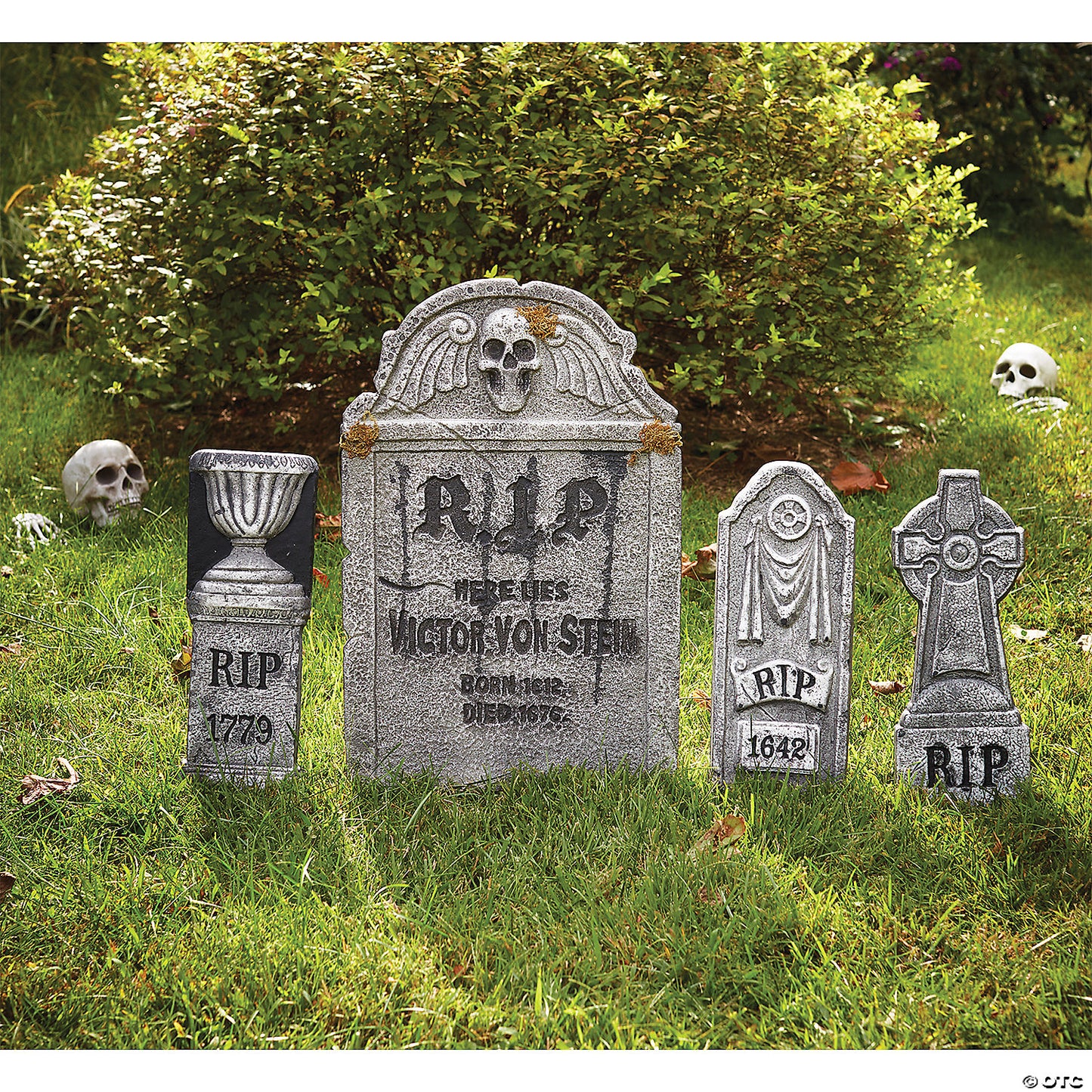 TOMBSTONE 4 PIECE SET FOAM