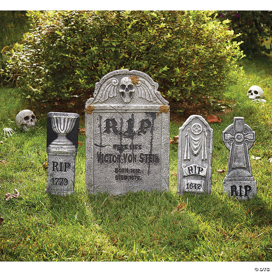 TOMBSTONE 4 PIECE SET FOAM