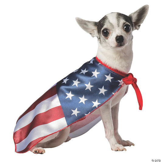 USA DOG FLAG CAPE SMALL