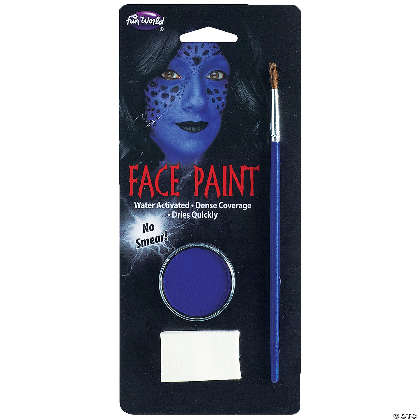 WATER ACTIVATED FACE PAINT-BLUE